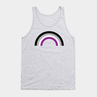 Asexual Pride Flag Rainbow Tank Top